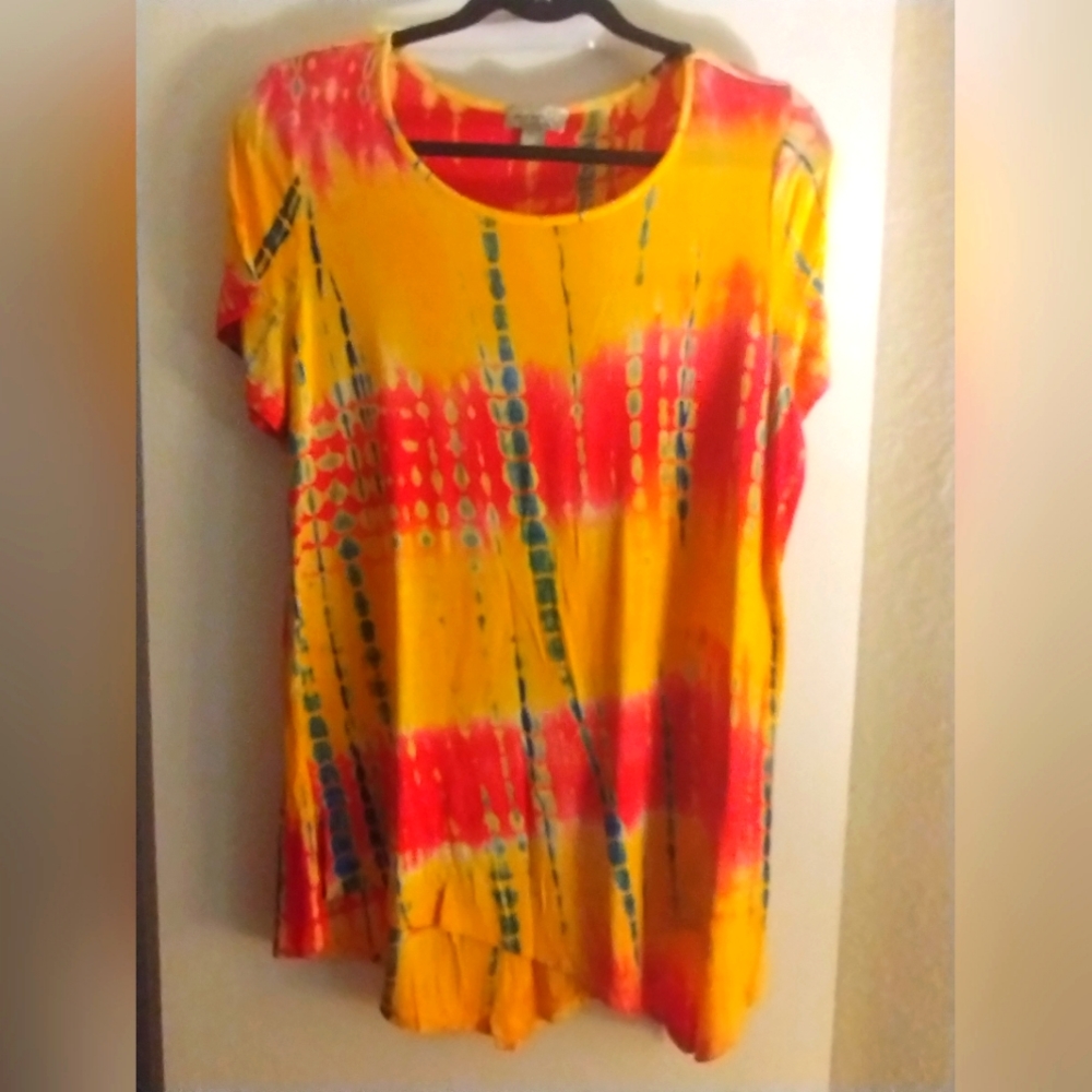 ONE WORLD Tye Dye Blouse